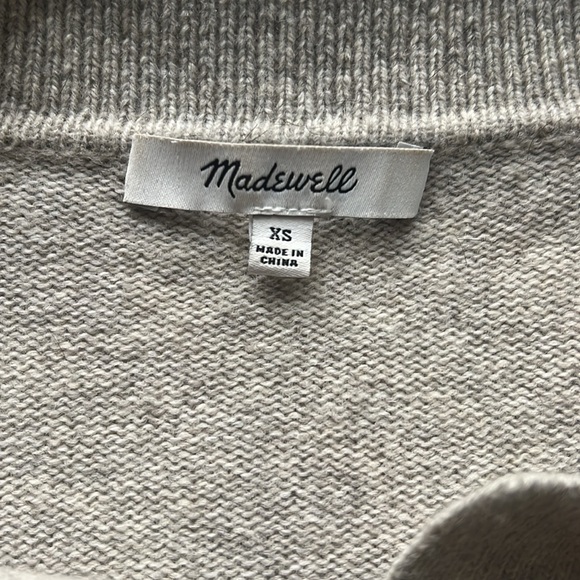 Madewell Tipped Davie Polo Sweater - Picture 7 of 8